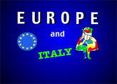 Europe and Italy, ein Flash Cartoon von Bruno Bonzetto